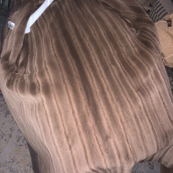 Gartenhaus Furs, Reversible Sheared Mink 3/4 Length Fur Coat, Sz Medium, EUC - Picture 8 of 13